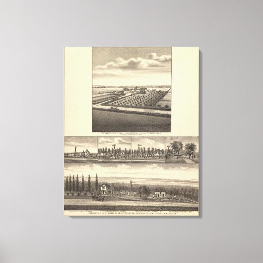 Gibson, Nebraska Leinwanddruck (Vorderseite)