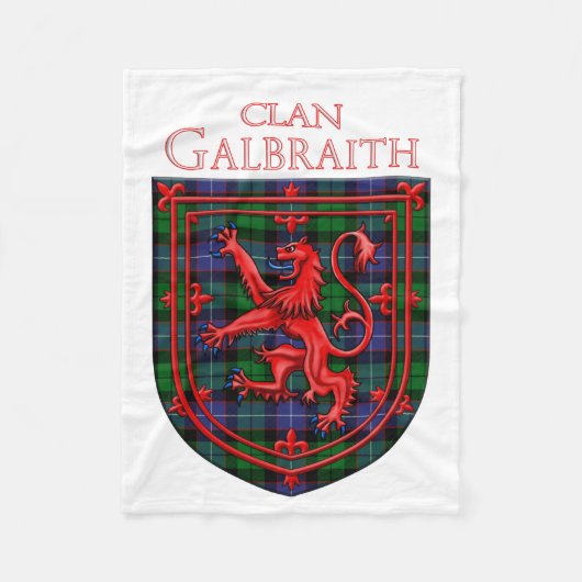Gibson Tartan Scottish Kariert Lion Rampant Fleecedecke (Vorderseite)