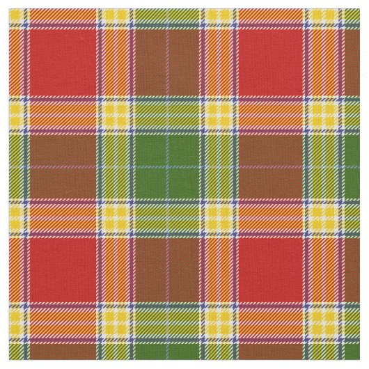 Gibsontartan-Druck Stoff (Nahaufnahme)