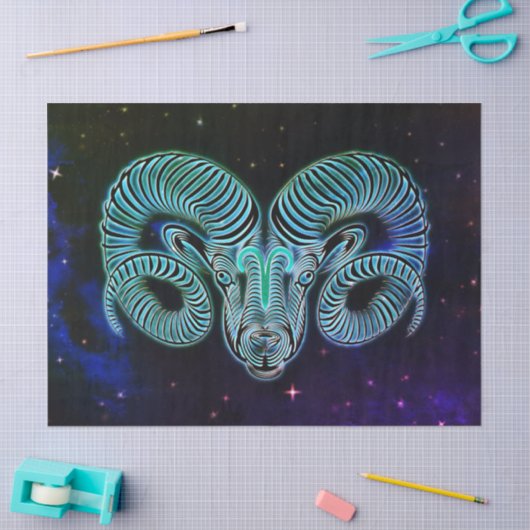 gibt das Widder-Zootium-Papier Seidenpapier (Basteln)