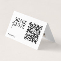 Gibt den QR-Code der Liebe Wedding Fotos weiter