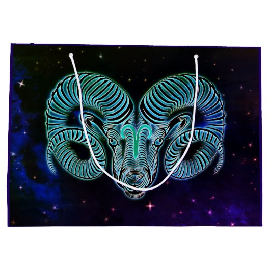 gibt den Widder-Zoobeutel ab Große Geschenktüte (Rückseite)