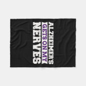 Gibt ein Geschenk für meine Nerven zur Sensibilisi Fleecedecke (Vorderseite (Horizontal))