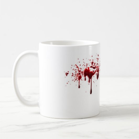 GIBT ES BLUT IN MEINEM HAAR?! KAFFEETASSE (Links)