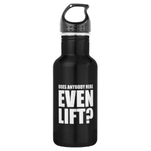 Gibt es hier auch LIft? Edelstahlflasche