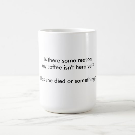 Gibt es irgendeine Grund TASSE (Mittel)