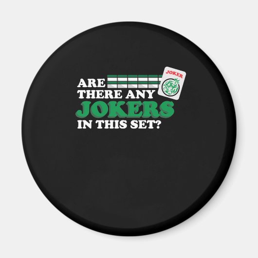 Gibt es irgendwelche Joker in Set Mahjong Spielen Magnet (Vorne)