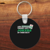 Gibt es irgendwelche Joker in Set Mahjong Spielen Schlüsselanhänger (Vorderseite)