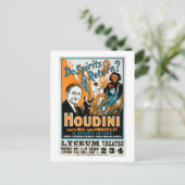 Gibt es Spirituosen? Houdini sagt NO - beweist es Postkarte (Stehend Vorderseite)