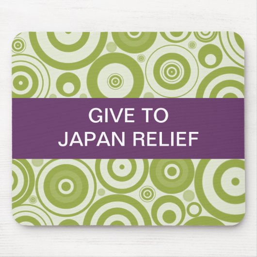 GIBT JAPAN RELIEF SEISMIC WAVES MOUSEPAD (Vorne)