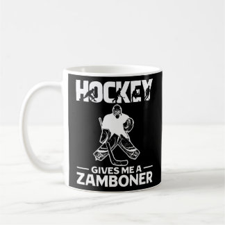 gibt mir einen Zamboner Funny Ice Hockey Kaffeetasse