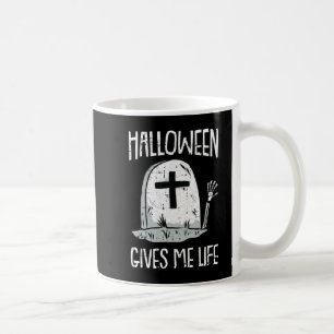 Gibt mir Leben Lazy Halloween Kostümspass Skelett Kaffeetasse