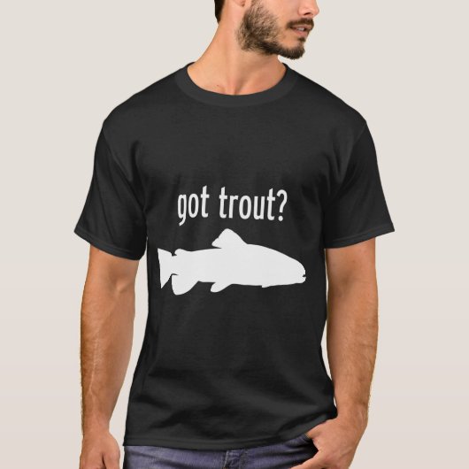 Gibt's Forellen? T-Shirt (Vorderseite)