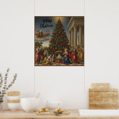 Giclée Renaissance Nativity Christmas Poster Art (Küche)