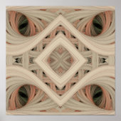 Giddy Gossypium 12" x 12" Poster (Vorne)