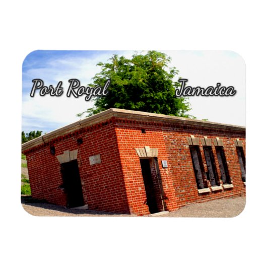 Giddy House, Port Royal, Jamaika Magnet (Horizontal)