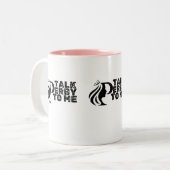 Giddy the F Up Zweifarbige Tasse (Vorderseite Links)