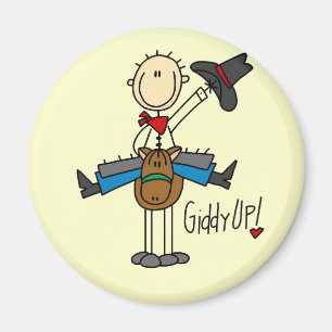 Giddy Up Cowboy T-Shirts und Geschenke Magnet