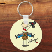 Giddy Up Cowboy Tshirts und Geschenke Schlüsselanhänger (Vorderseite)