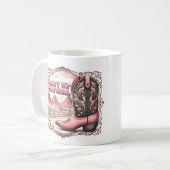 Giddy Up Cowgirl Personalisiert Kaffeetasse (Vorderseite Links)