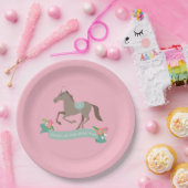 Giddy Up for Fun Second Birthday Pappteller (Party)