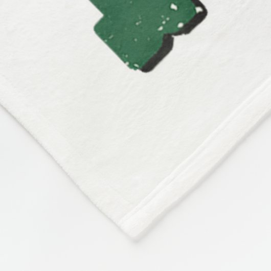 Giddy Up Jingle Horse Santa Cowboy Western Christm Fleecedecke (Ecke)