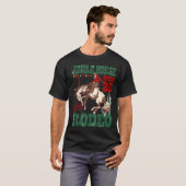 Giddy Up Jingle Horse Santa Cowboy Western Christm T-Shirt (Vorne ganz)
