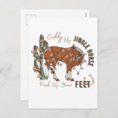 Giddy Up Jingle Pferde holen Weihnachten auf (Vorne/Hinten)