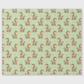 Giddy-Up Patchwork Pony Birthday Geschenkpapier (Flach)