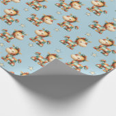Giddy-Up Patchwork-Pony-Geburtstag Geschenkpapier (Ecke)