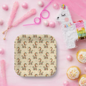 Giddy-Up Patchwork-Pony-Geburtstag Pappteller (Party)