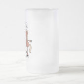 Giddy Up Pferde Mattglas Bierglas (Mittel)