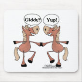 Giddy Up Pferde Mousepad (Vorne)