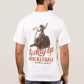 Giddy Up Pickleball T-Shirt (Rückseite)