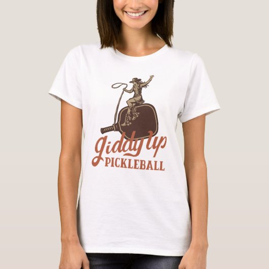 Giddy Up Pickleball T-Shirt (Vorderseite)