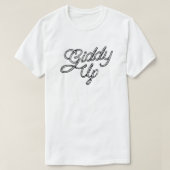 Giddy Up Rope Letting T-Shirt (Design vorne)