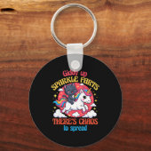 Giddy Up Sparkle Farts There's Chaos To Spread Cut Schlüsselanhänger (Vorderseite)