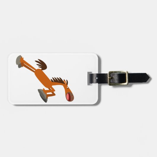 Giddyup, Horsey! Cartoon - Gepäckträger Gepäckanhänger (Vorderseite horizontal)