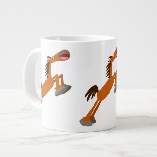Giddyup, Horsey! Cartoon Horse Jumbo Tasse