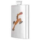 Giddyup, Horsey! Cartoon - Klassischer Kolben Flachmann (Links)