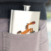 Giddyup, Horsey! Cartoon - Klassischer Kolben Flachmann (Beispiel)