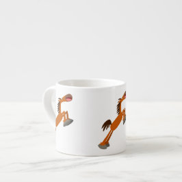 Giddyup, Horsey! Cartoon Pferde Espresso Tasse