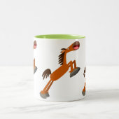 Giddyup, Horsey! Cartoon Pferde Tasse (Mittel)