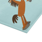 Giddyup, Horsey! Cartoon Pferdeschneider Schneidebrett (Ecke)