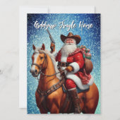 Giddyup Jingle Horse Santa Claus Weihnachten (Vorderseite)