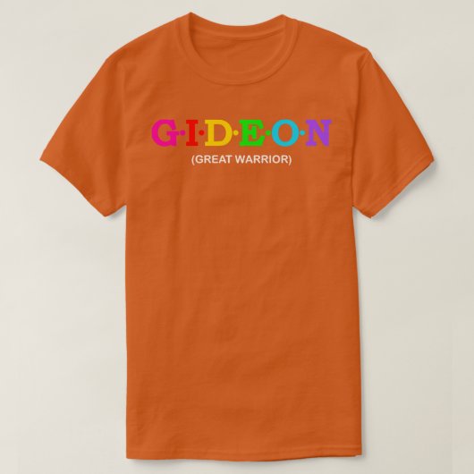 Gideon Great Warrior T-Shirt (Design vorne)
