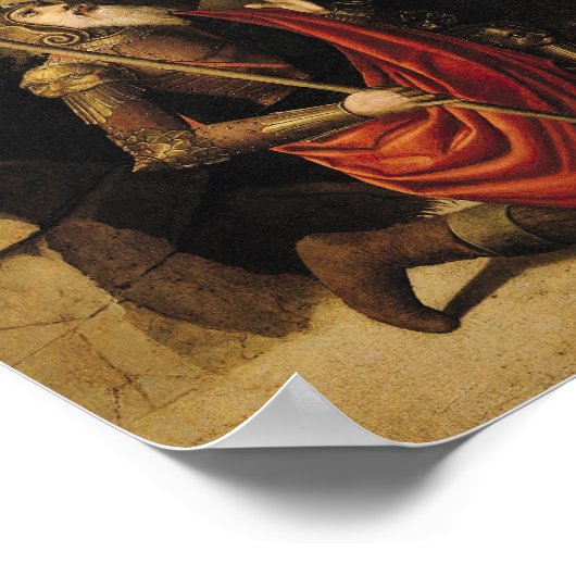 Gideon und die Fleece, c.1490 Poster (Ecke)