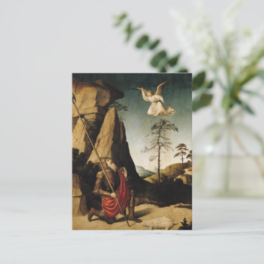 Gideon und die Fleece, c.1490 Postkarte (Stehend Vorderseite)