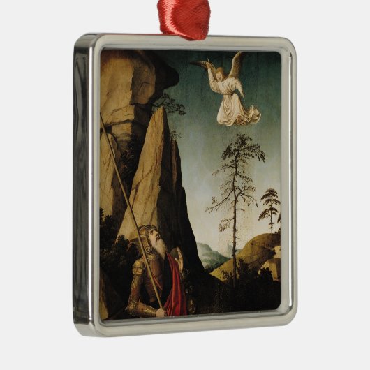 Gideon und die Fleece, c.1490 Silbernes Ornament (Rechts)