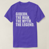 GideonGideon Name Gideon Vorname T-Shirt (Design vorne)